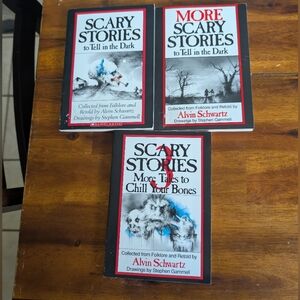 3 Book Set Scary Stories To Tell In The Dark